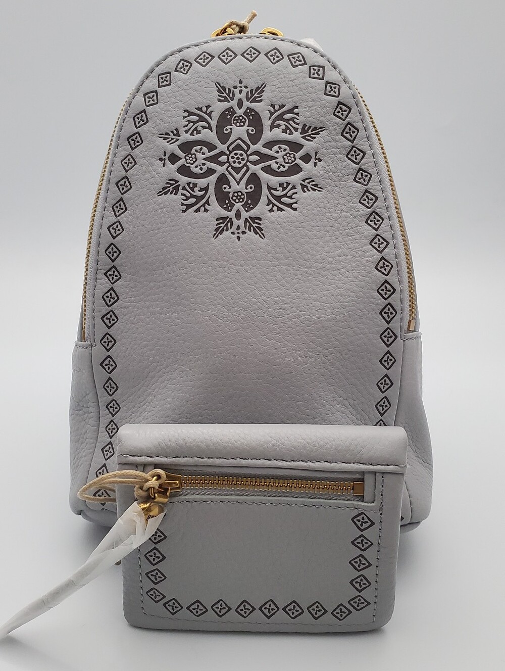 Hobo Fern Sling with Lumen Mini Bifold Wallet NWT Blue Pearl